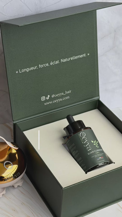 Élixir Floraison — Huile multi-usages Fortifiante & Activatrice de Pousse pour Cheveux Crépus 4A–4C | Oëyya