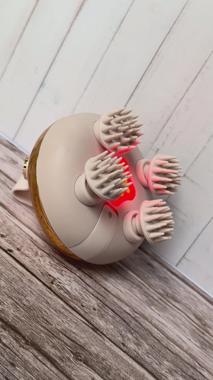 Stimulateur de Follicules à Lumière Rouge — Massage Cuir Chevelu pour Pousse & Rétention | Cheveux Crépus | Oëyya