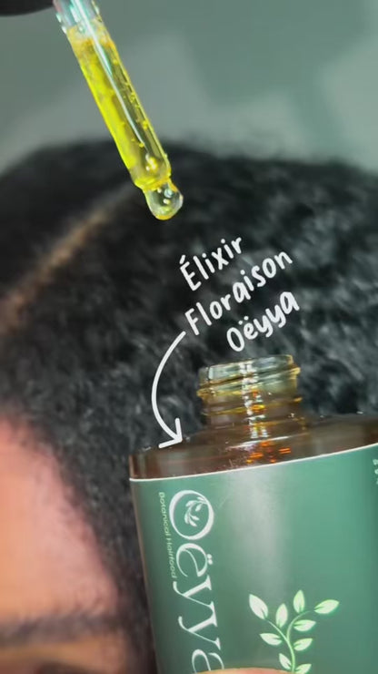 Pack Rituel Floraison — Huile Botanique & Stimulateur de cuir chevelu à lumière rouge pour la Pousse et la Rétention de Longueur | Cheveux Crépus 4A–4C